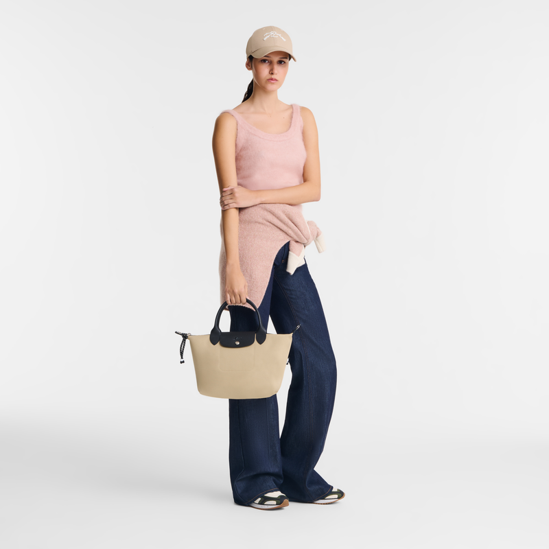 Le Pliage Energy S Handbag , Clay - Recycled canvas  - View 2 of  6