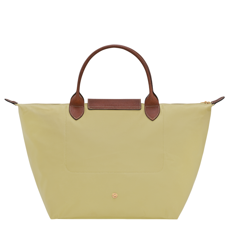 Le Pliage Original M Handbag , Pistachio - Recycled canvas  - View 3 of  6