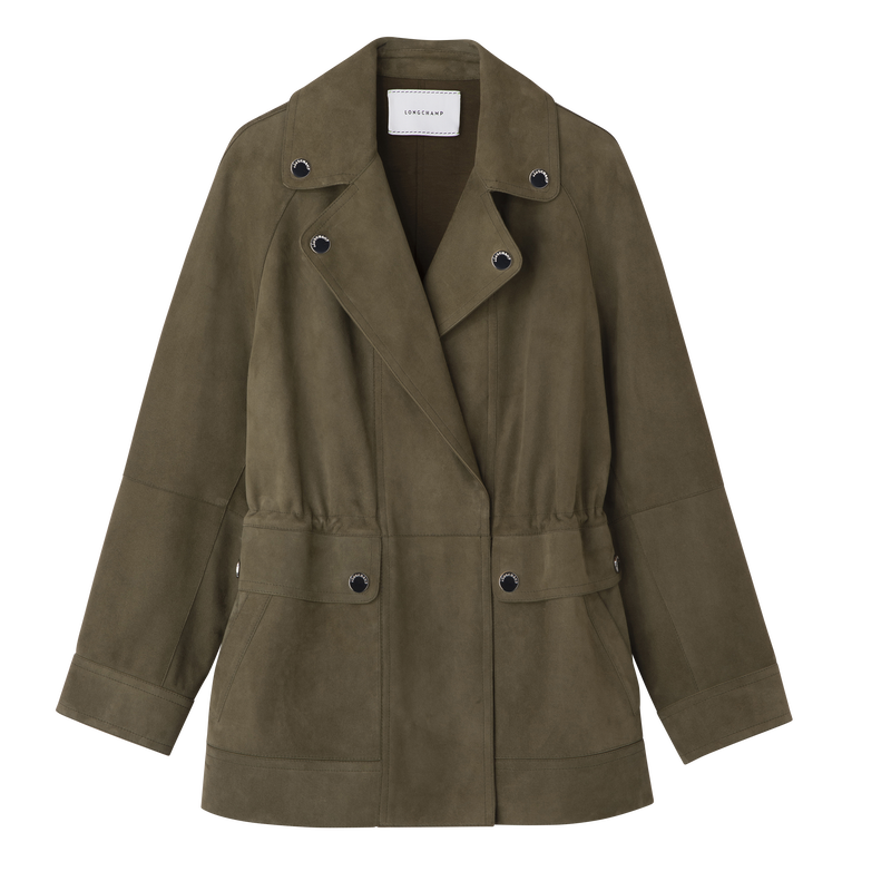 Safari jacket , Khaki - Leather  - View 1 of  6