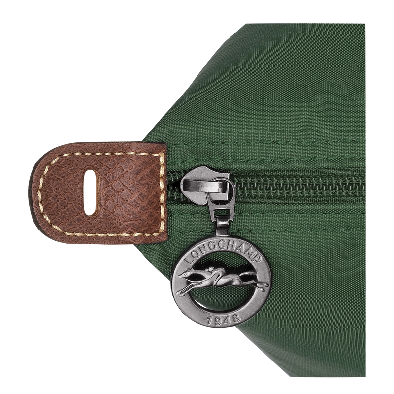 Le Pliage Original L Travel bag , British Green - Recycled canvas  - View 6 of  7