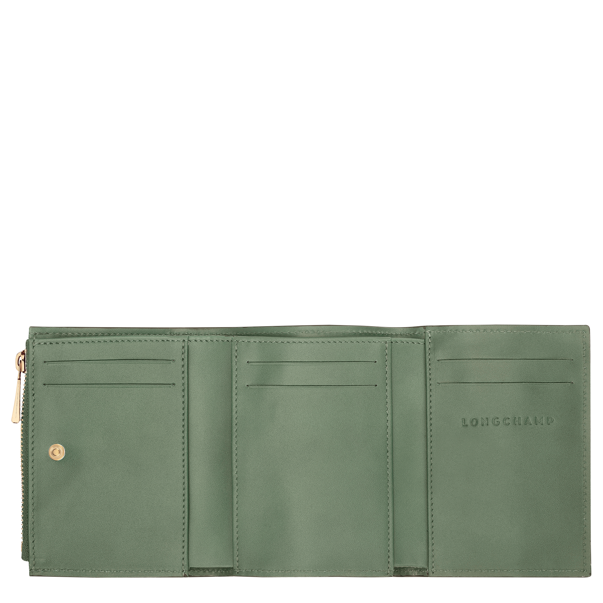 Compact wallet, Oregano - View 3 of
3 - zoom in Épure Compact wallet, Oregano