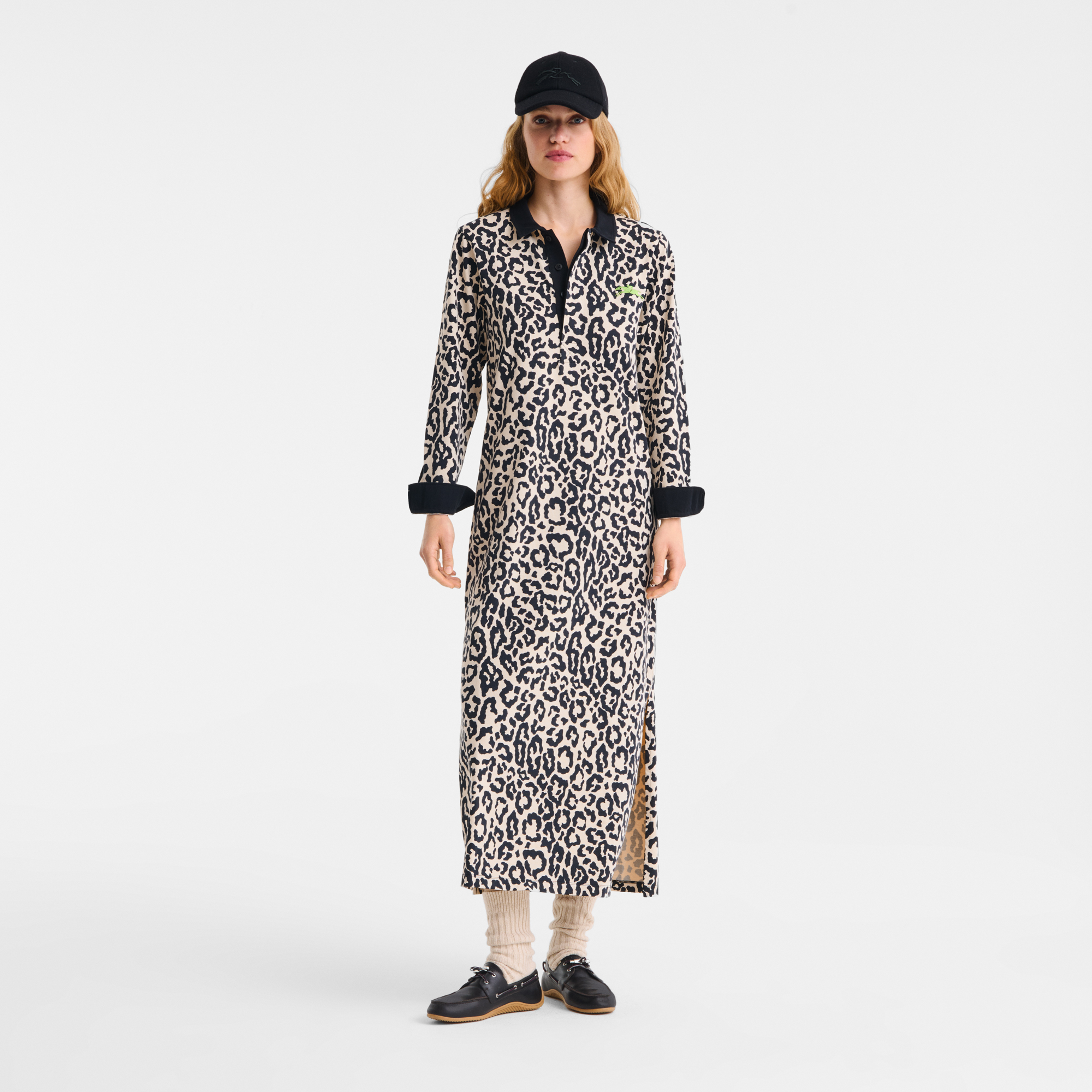 null Dress, Black/Beige