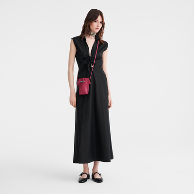 Le Roseau Phone case , Beetroot - Leather