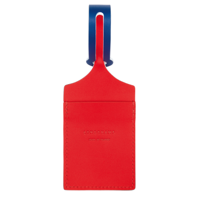 LGP Travel Luggage tag , Red - Leather