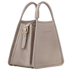 Le Foulonné S Handbag , Turtledove - Leather