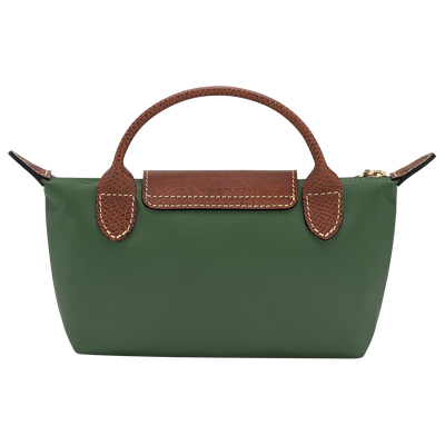 Le Pliage Original Pouch with handle, British Green