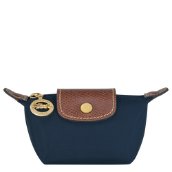 Le Pliage Original Coin purse , Navy - Recycled canvas