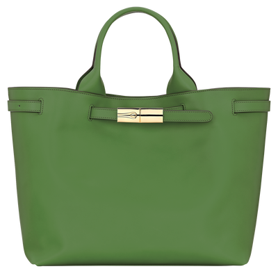 Le Smart L Handbag , Matcha - Leather