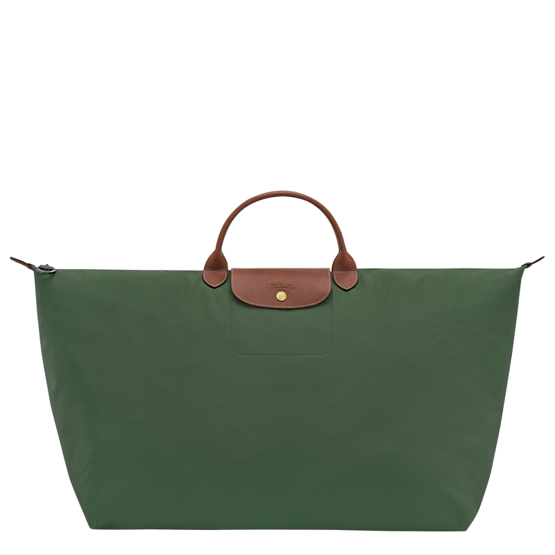 Le Pliage Original XL Travel bag , British Green - Recycled canvas  - View 1 of  6