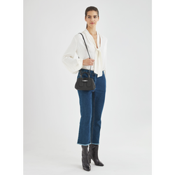 Roseau XS Top handle bag , Thistle - Leather