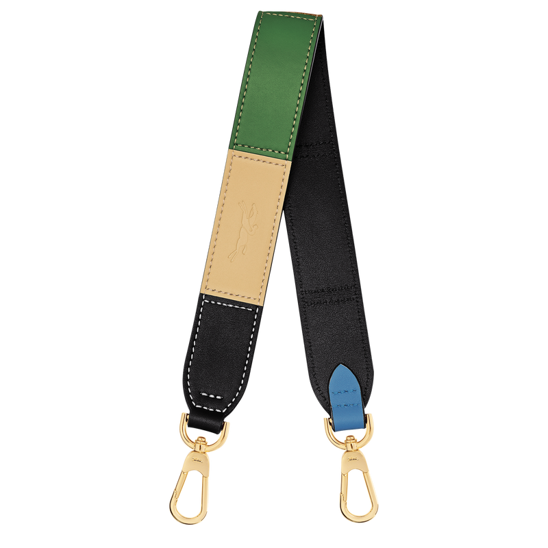 Shoulder strap , Multicolor - Leather  - View 2 of  2