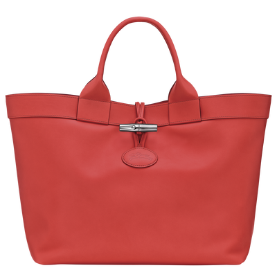 Tote bag L, Red/Navy