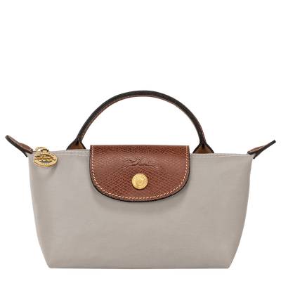 Le Pliage Original Pouch with handle, Graphite