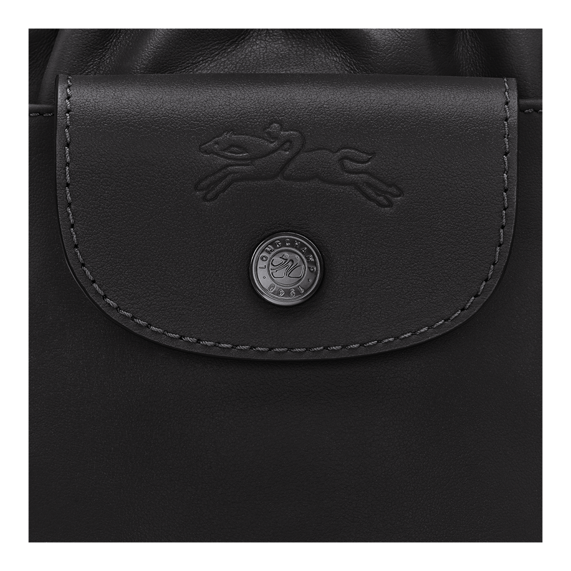 Le Pliage Xtra XS Bucket bag , Black - Leather  - View 6 of  6