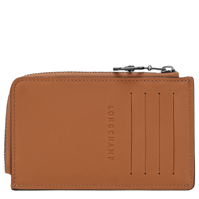 Le Pliage Xtra Card holder , Cashew - Leather