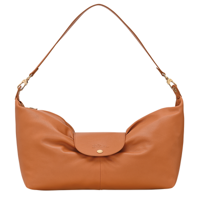 Le Pliage Xtra L Shoulder bag , Amber - Leather