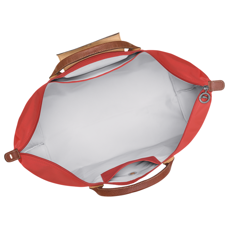 Le Pliage Original L Travel bag , Tomato - Recycled canvas  - View 5 of  7