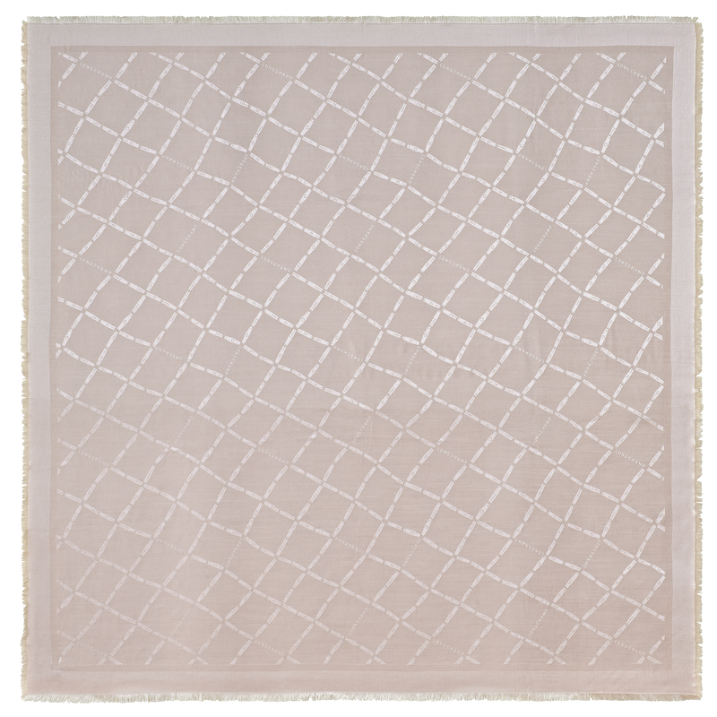 Roseau Stole , Petal Pink - Silk Blend&nbsp;  - View 1 of  3