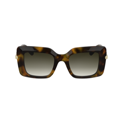 Sunglasses , Havana Brown/Green - Acetate