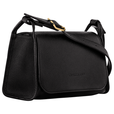 Le Foulonné Crossbody bag M, Black