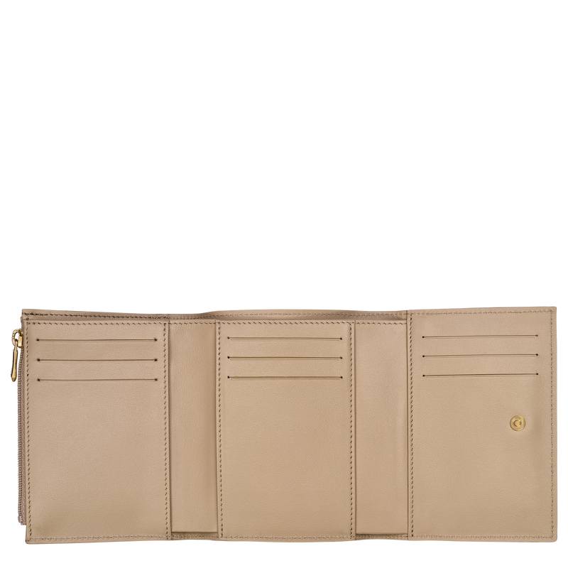 Le Roseau Compact wallet , Root - Leather  - View 3 of  3