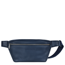 Le Foulonné Belt bag , Navy - Leather