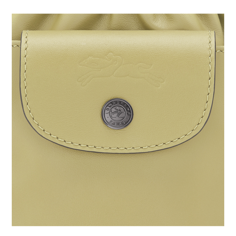 Le Pliage Xtra XS Bucket bag , Pistachio - Leather  - View 6 of  6