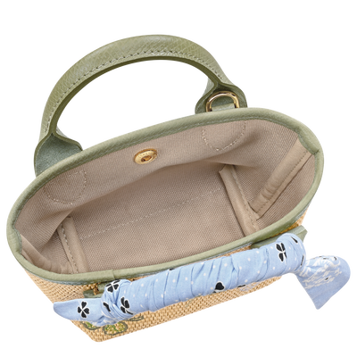 Le Pliage Collection Basket bag XS, Almond Green