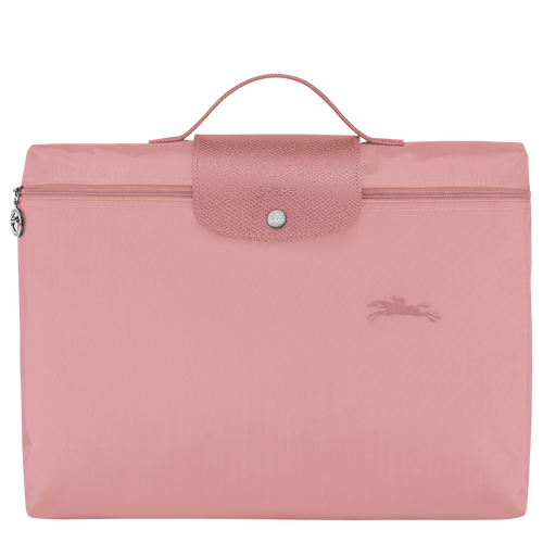 Le Pliage Green S Briefcase , Petal Pink - Recycled canvas - View 1 of  5