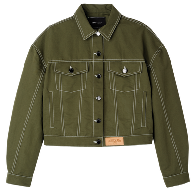 Jacket , Khaki - Gabardine