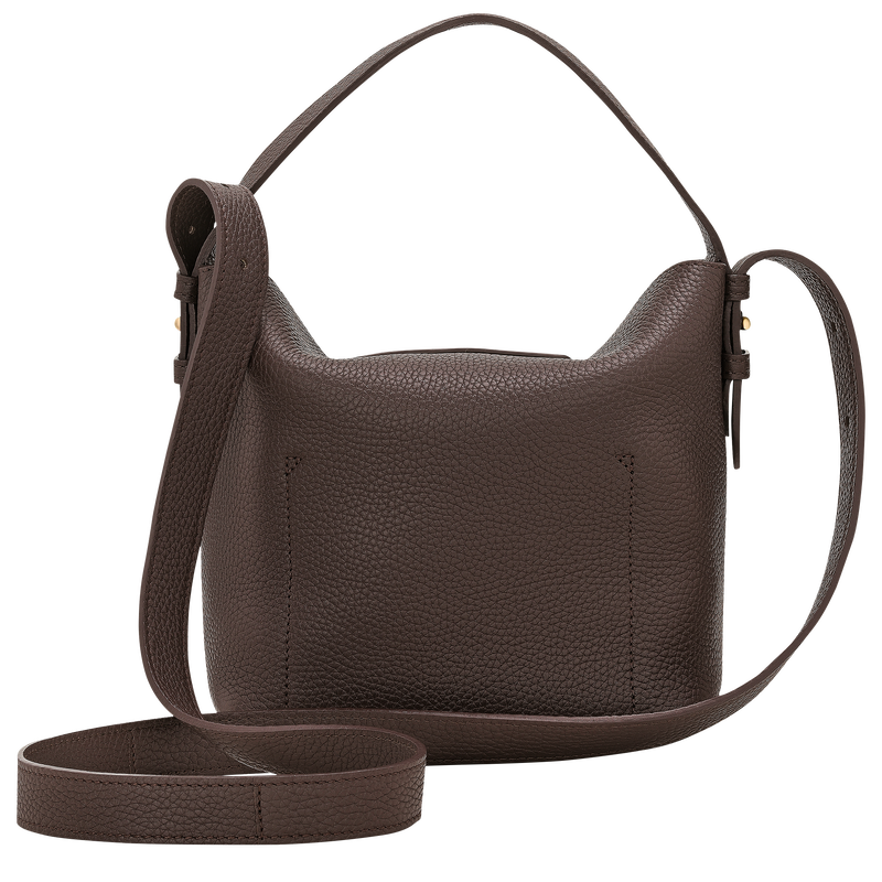 Le Cadence L Bucket bag , Mocha - Leather  - View 3 of  5