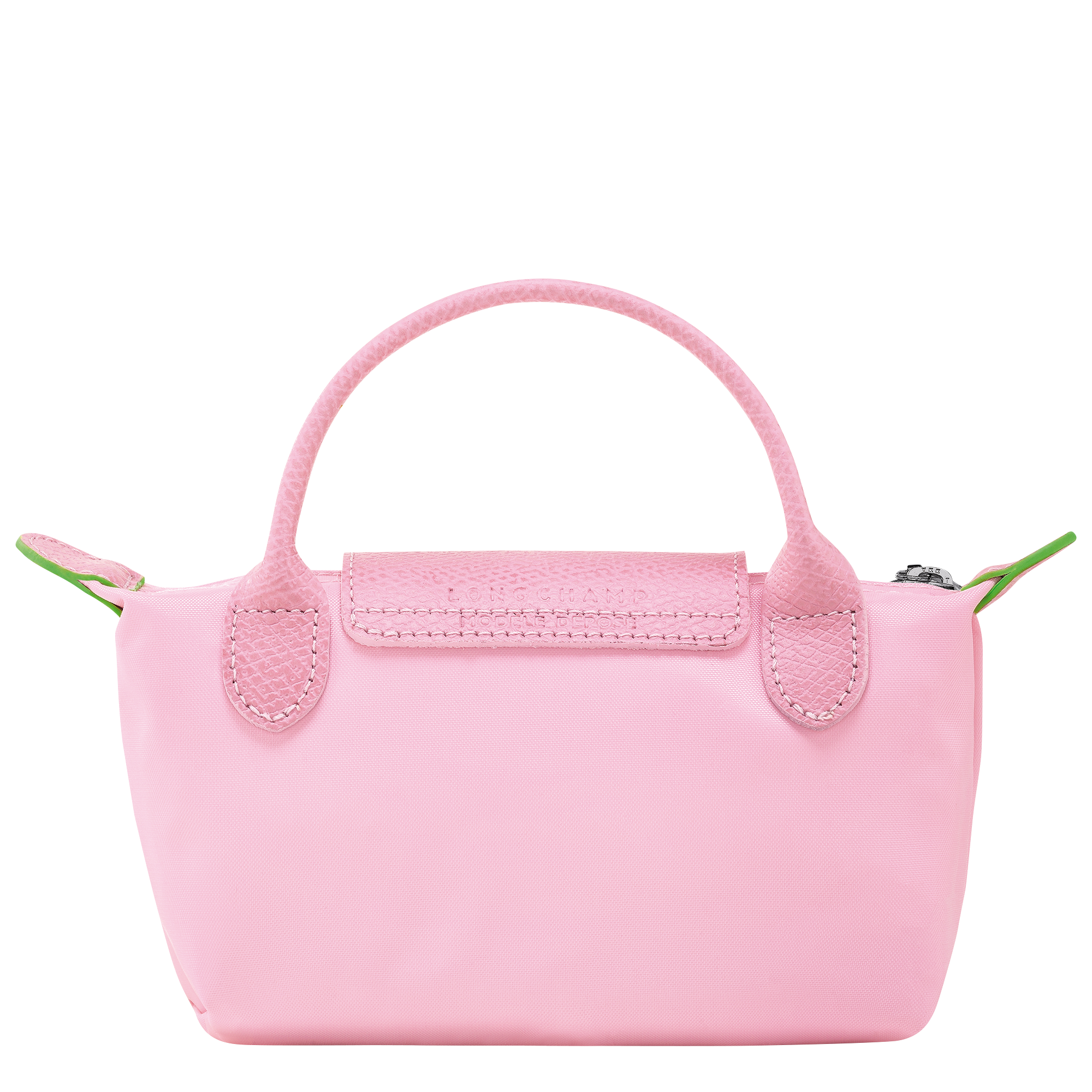 Le Pliage Green Pouch with handle, Pink