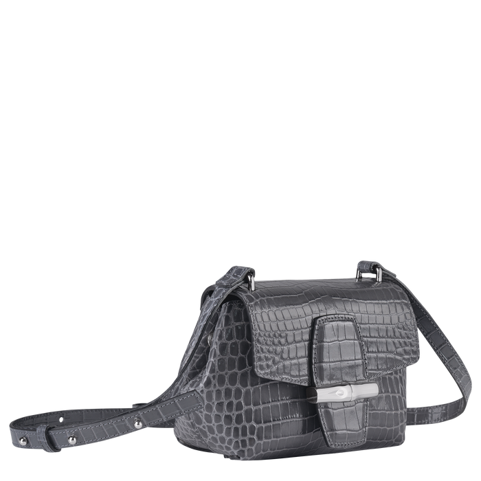 Crossbody bag XS Roseau Gun metal (10115HTS300) Longchamp TH