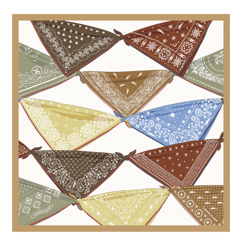 La Baroudeuse Silk scarf 50 , - Silk  - View 1 of  2
