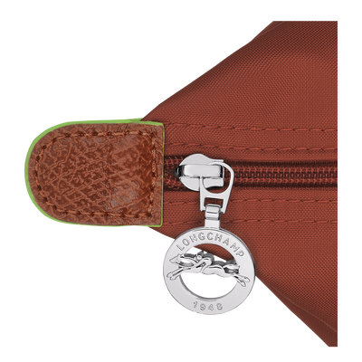 Le Pliage Green Handbag M, Chestnut