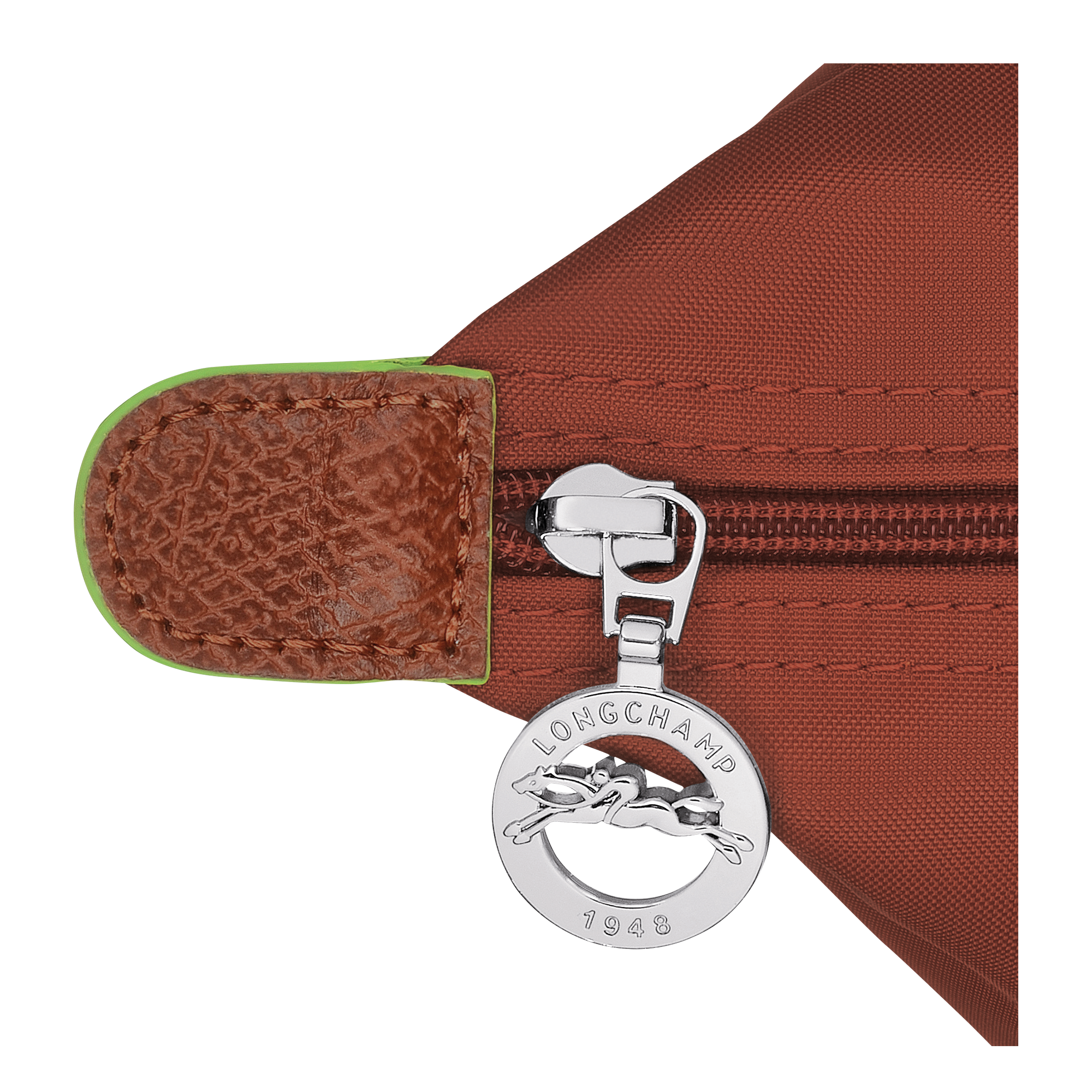 Handbag M, Chestnut - View 6 of
7 - zoom in Le Pliage Green Handbag M, Chestnut
