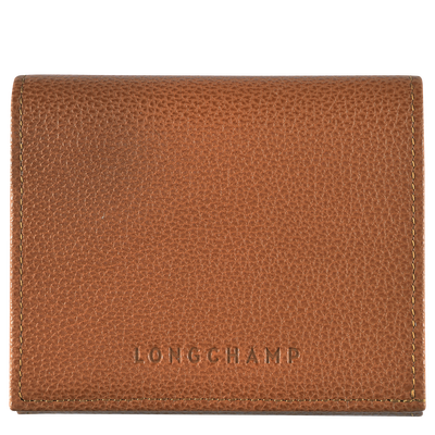 Le Foulonné Coin purse , Caramel - Leather