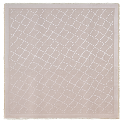 Le Roseau Shawl , Petal Pink - Silk Blend 