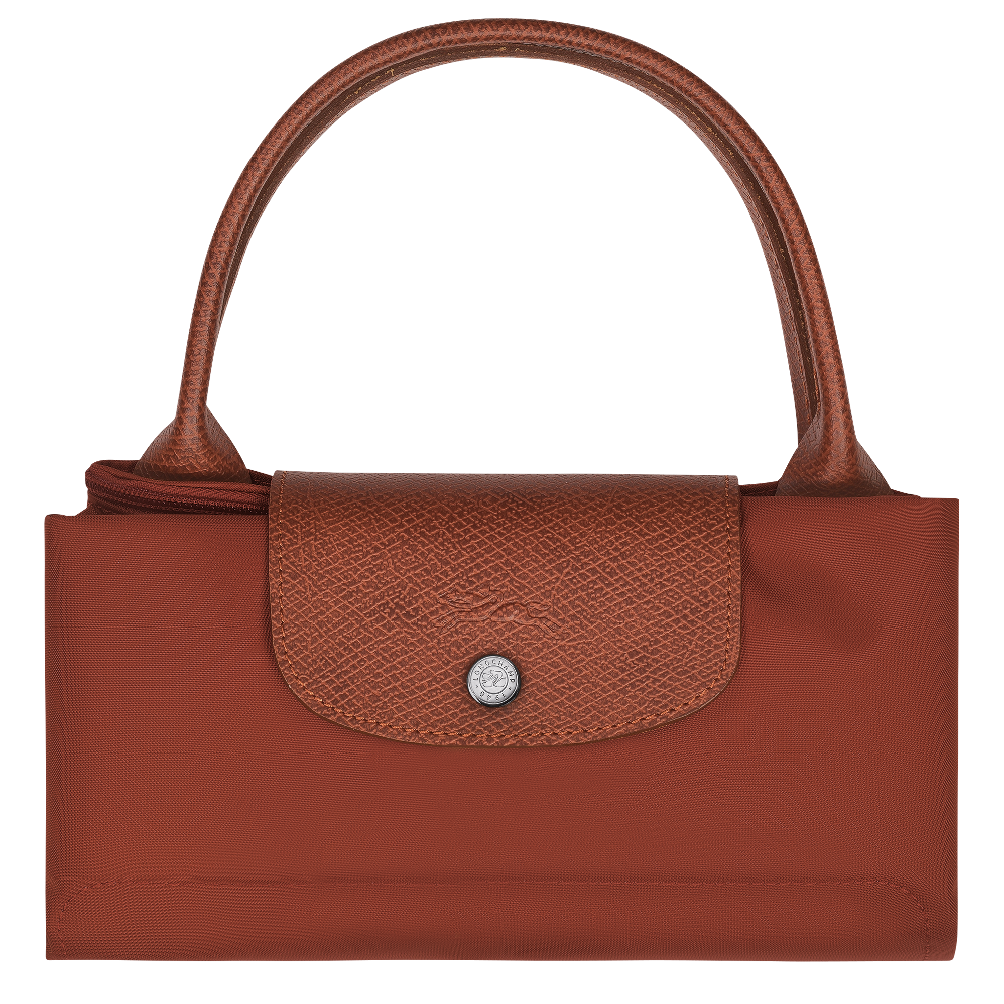 Handbag M, Chestnut - View 7 of
7 - zoom in Le Pliage Green Handbag M, Chestnut