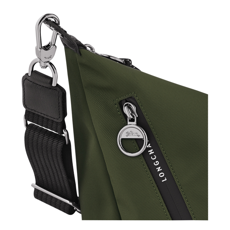 Le Pliage Energy M Crossbody bag , Khaki - Canvas  - View 6 of  6