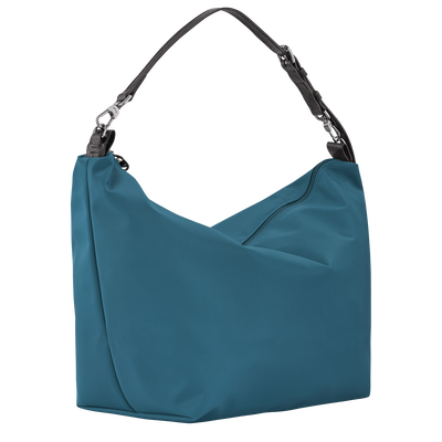 Le Slouchy Hobo bag M, Peacock