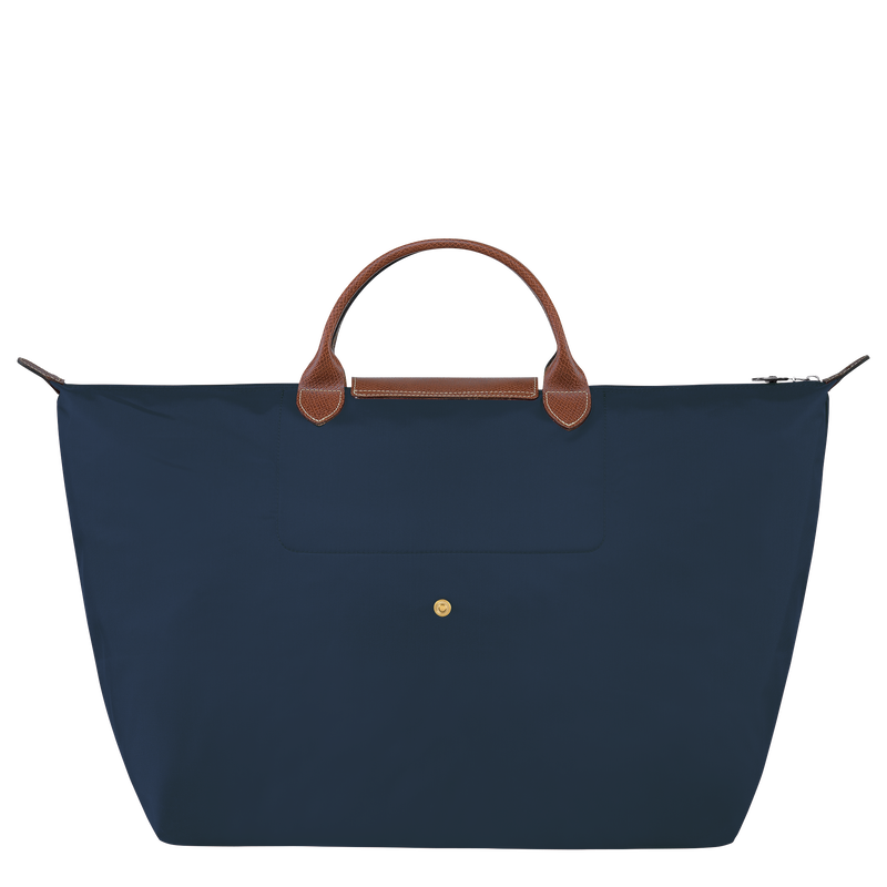 Le Pliage Original L Travel bag , Navy - Recycled canvas  - View 4 of  7