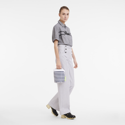 Le Pliage Collection XS Clutch , Navy/White - Canvas