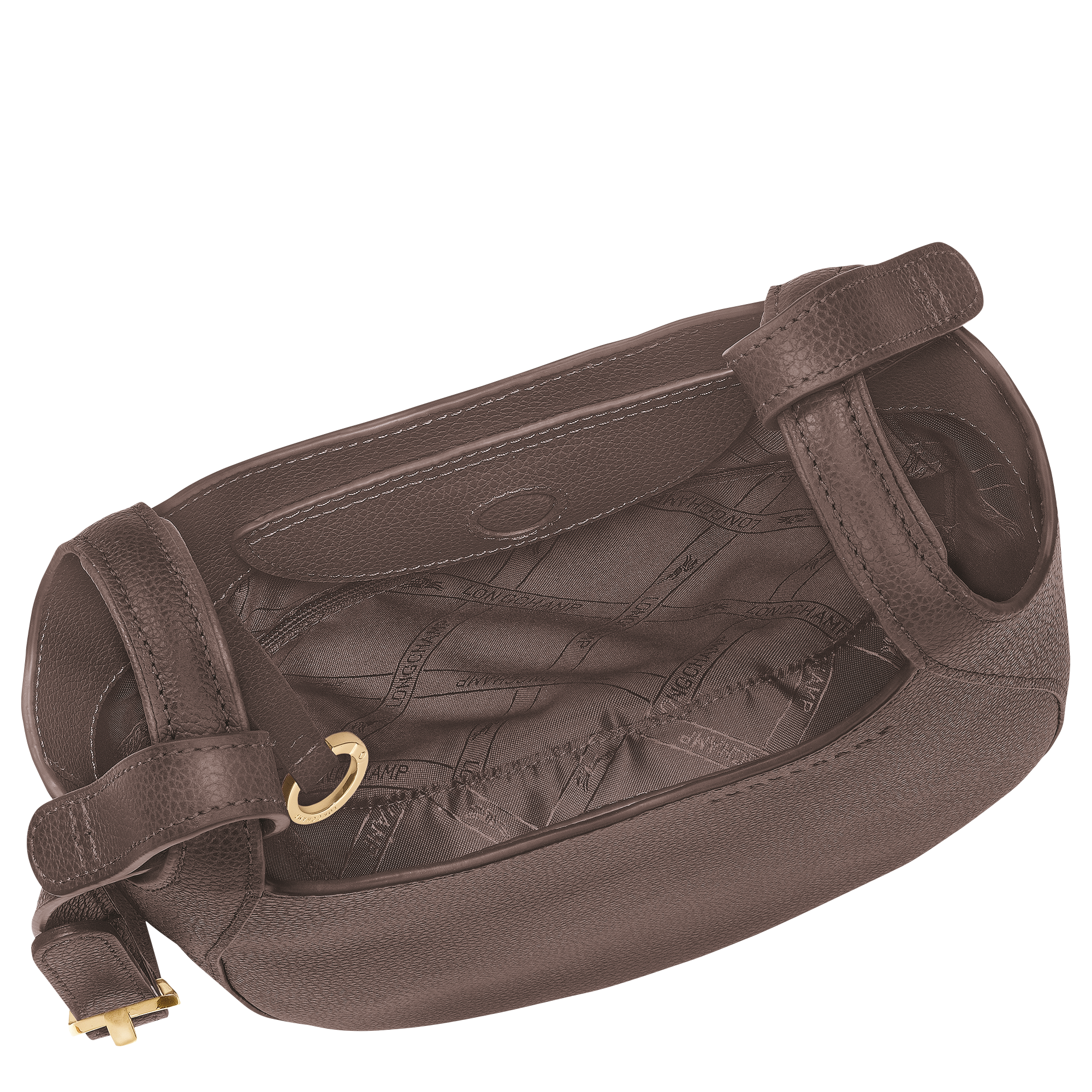 Le Foulonn&eacute; Crossbody bag S, Taupe