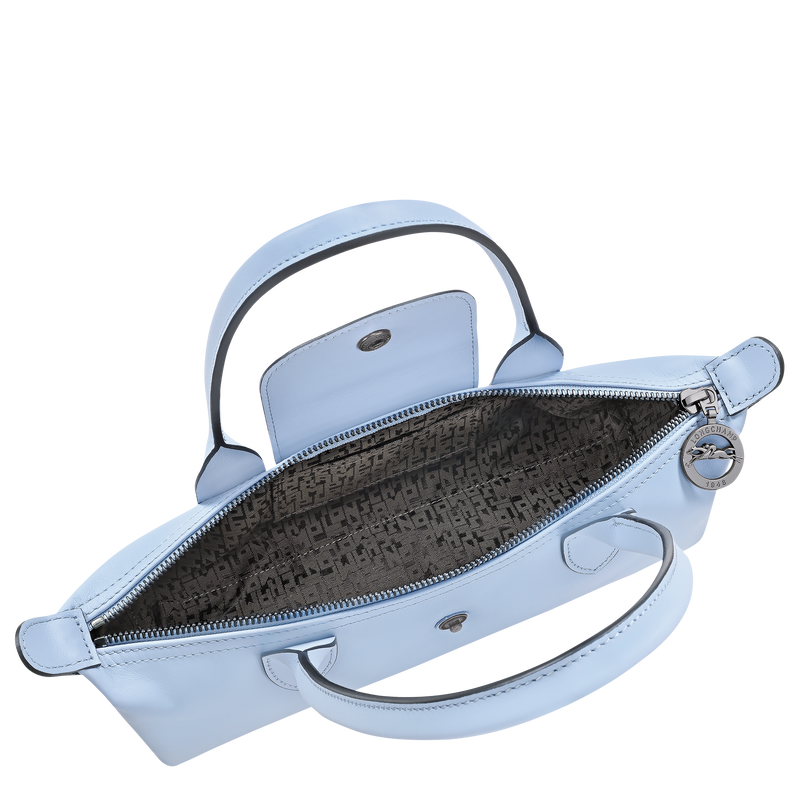 Le Pliage Xtra M Shoulder bag , Wave - Leather  - View 4 of  5