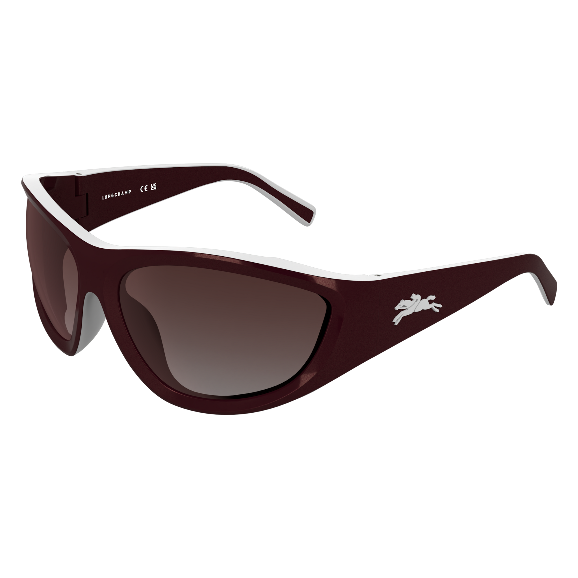 null Sunglasses, Burgundy metallic