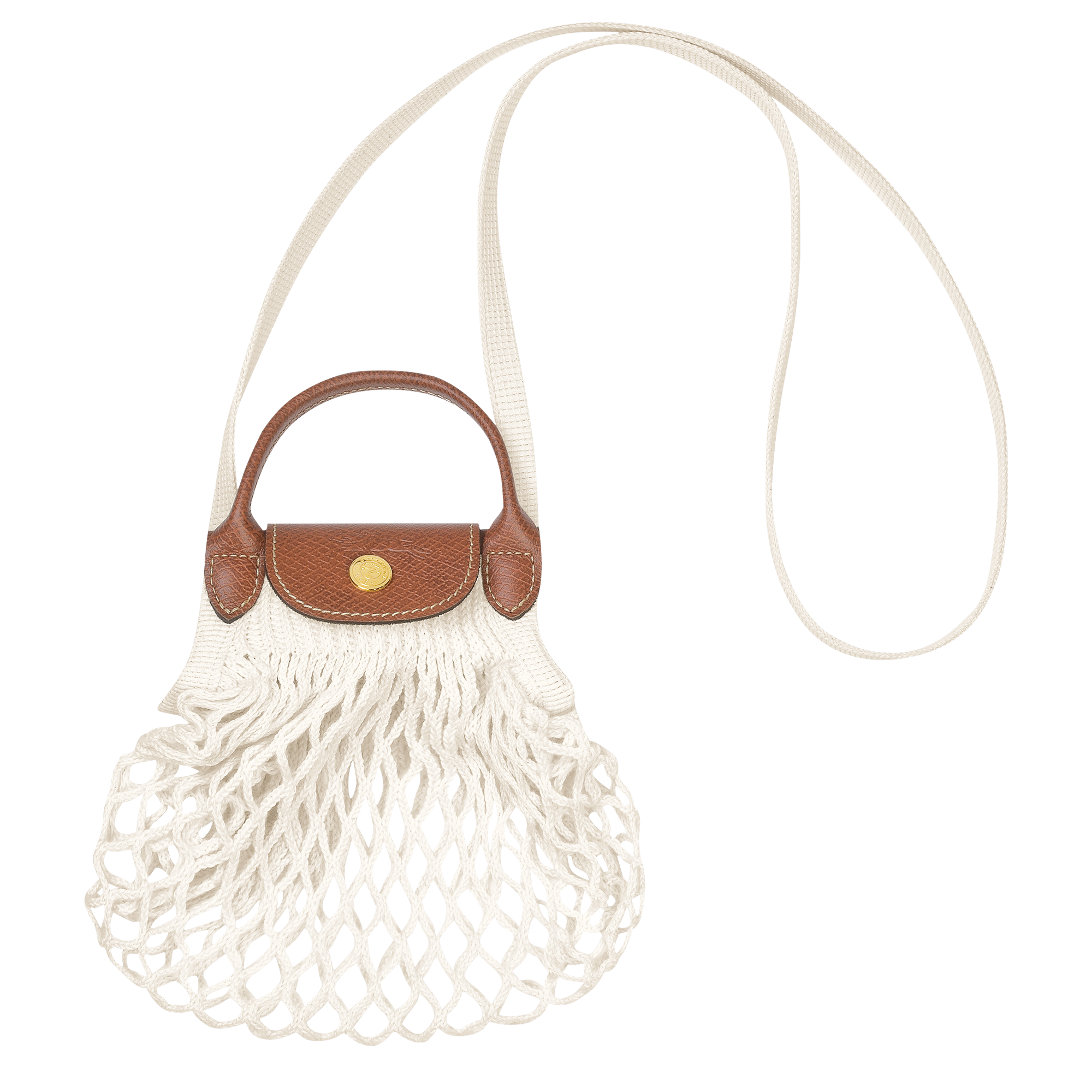Le Pliage Filet Mesh bag XS, Ecru