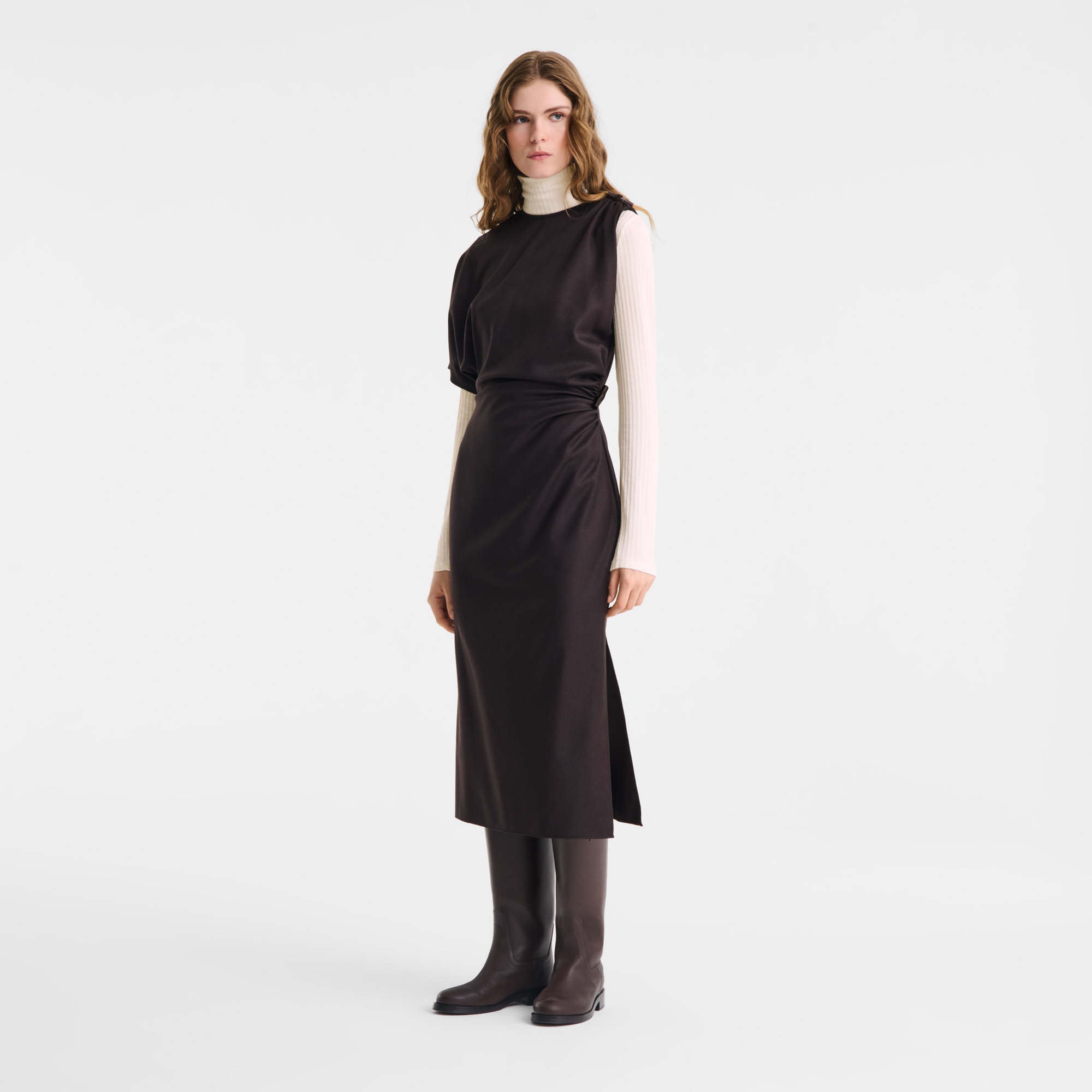 null Dress, Mocha