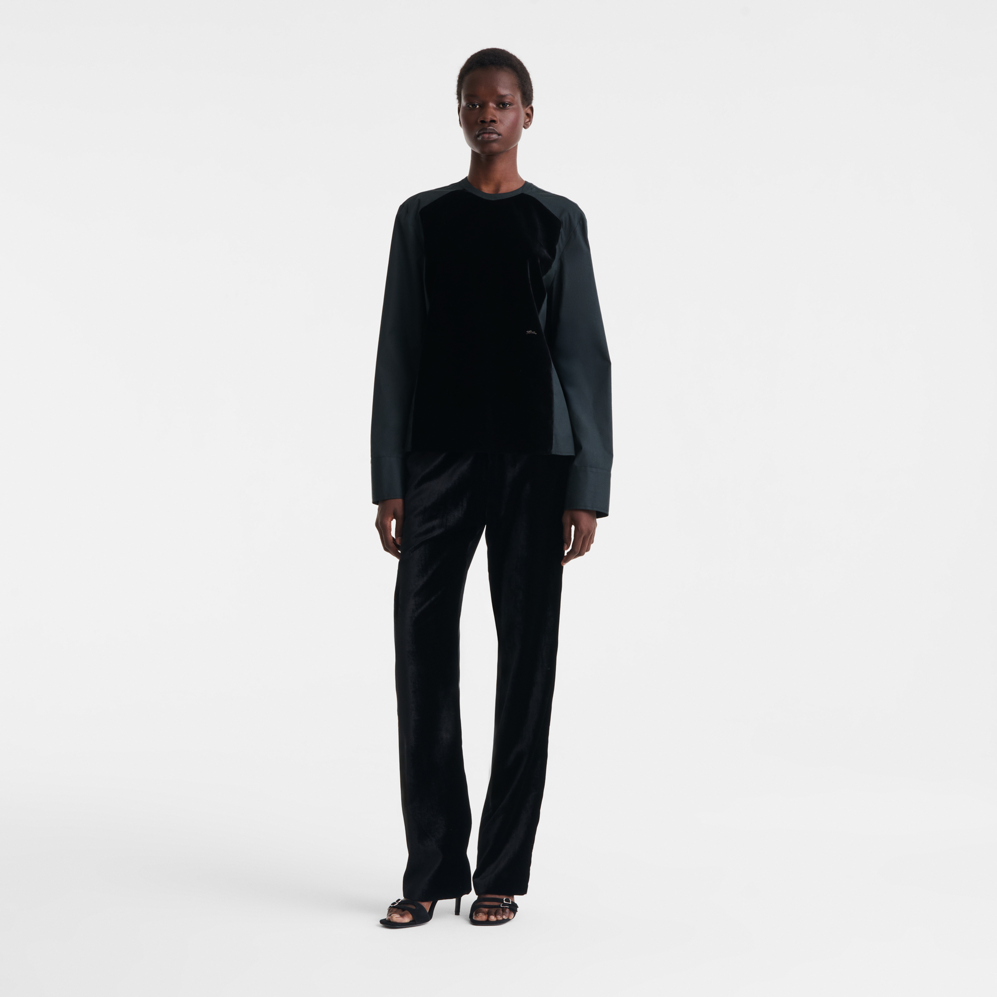 null Blouse, Black