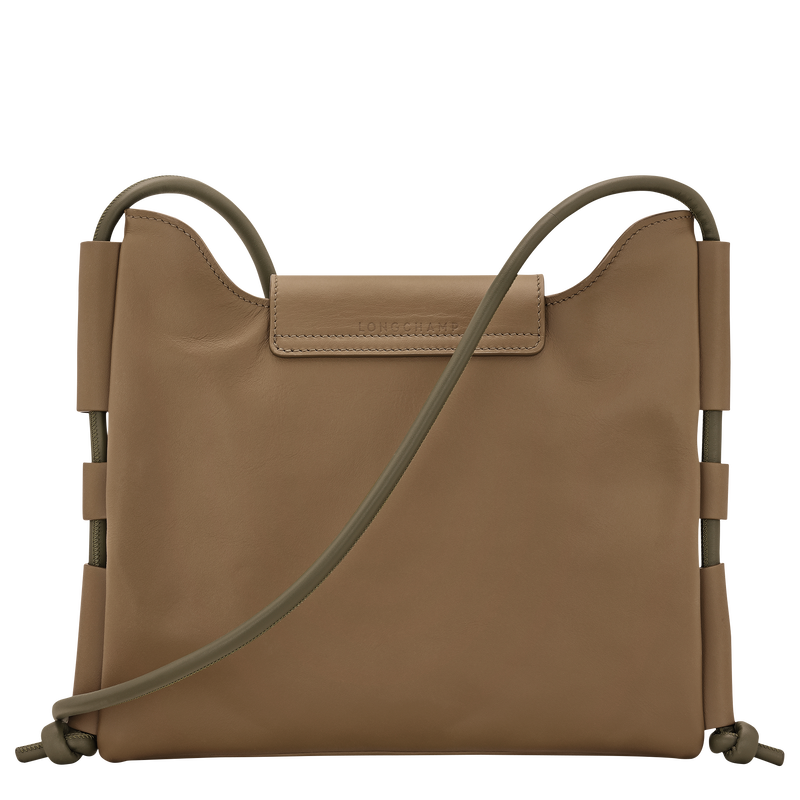 Le Pliage Xtra S Crossbody bag , Olive - Leather  - View 4 of  5